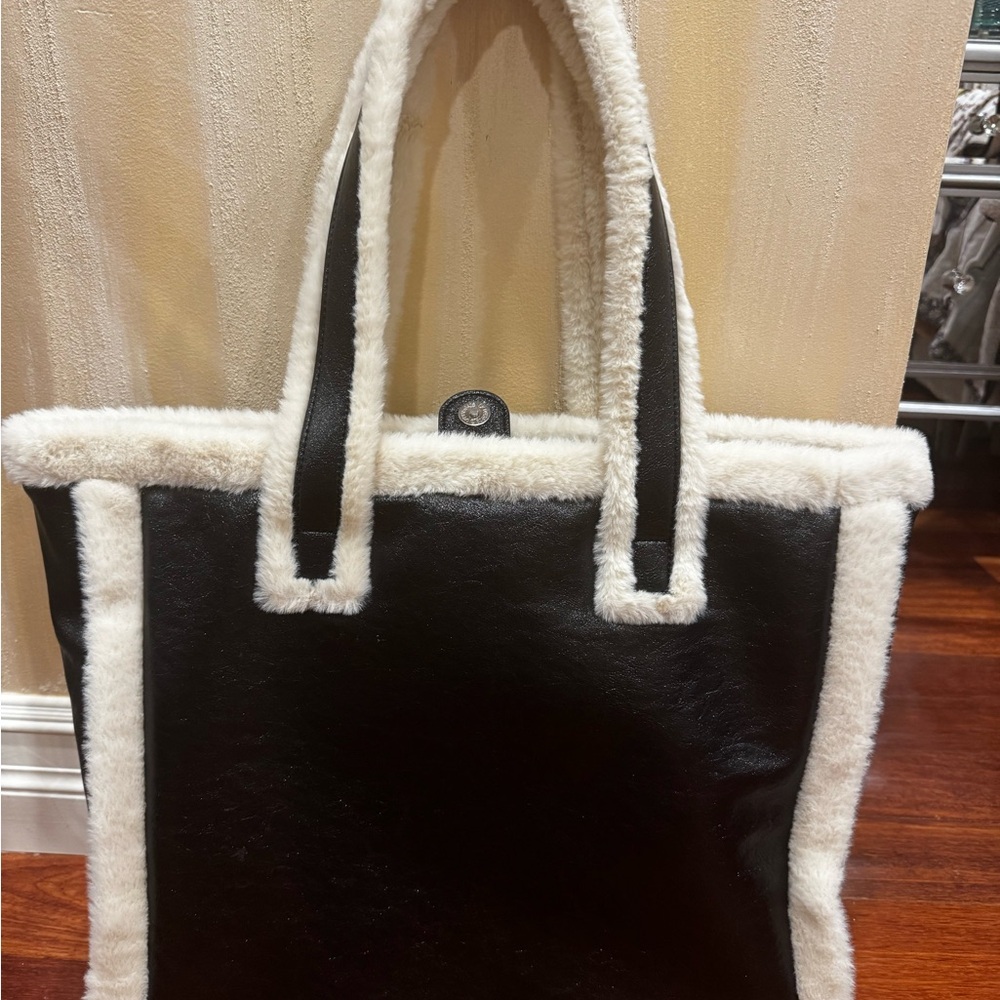 Black and White Tote Bag